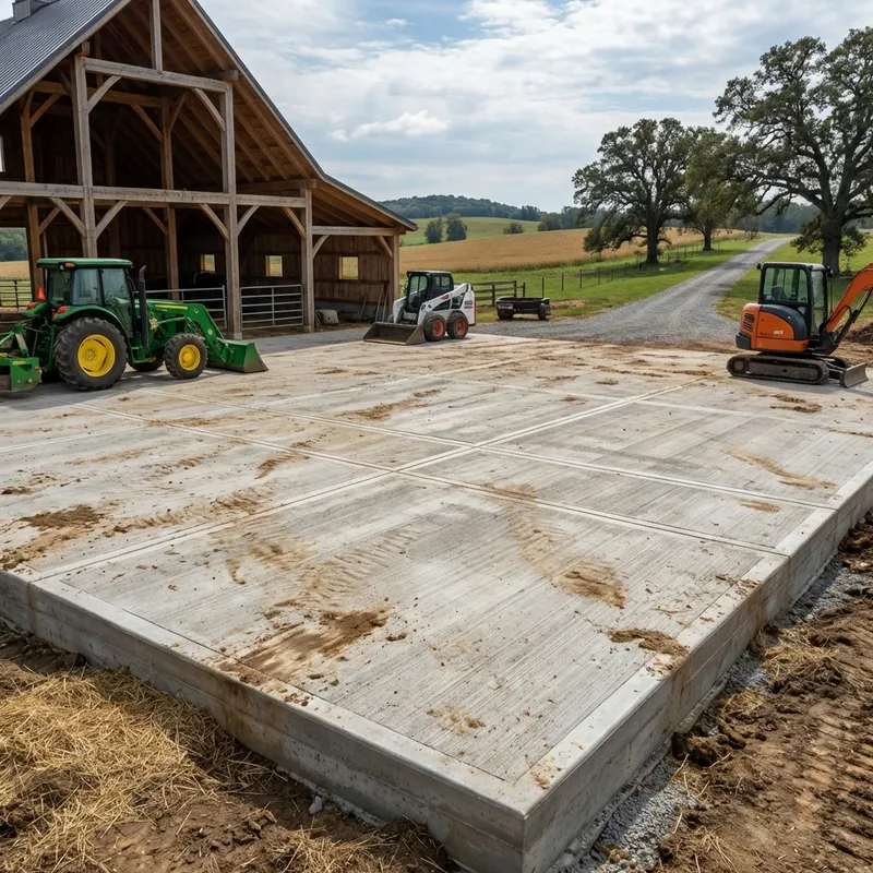 Barn & Equipment Pads