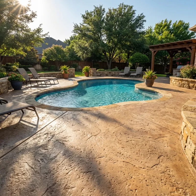 Concrete Pool Decks in Kenosha